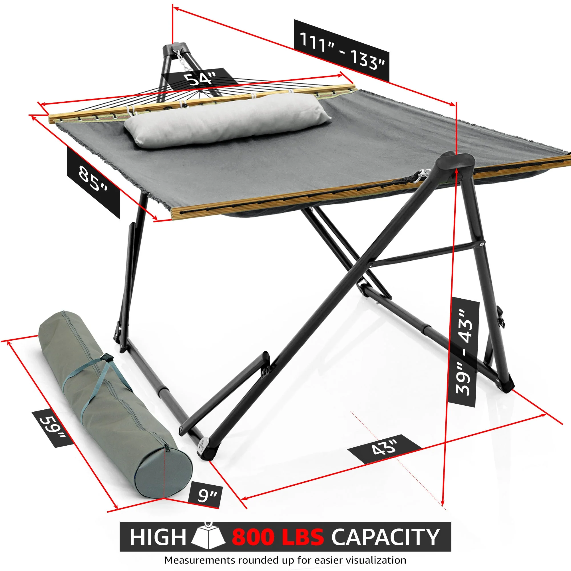 Tranquillo Unity Canvas Hammock Stand - Image 47