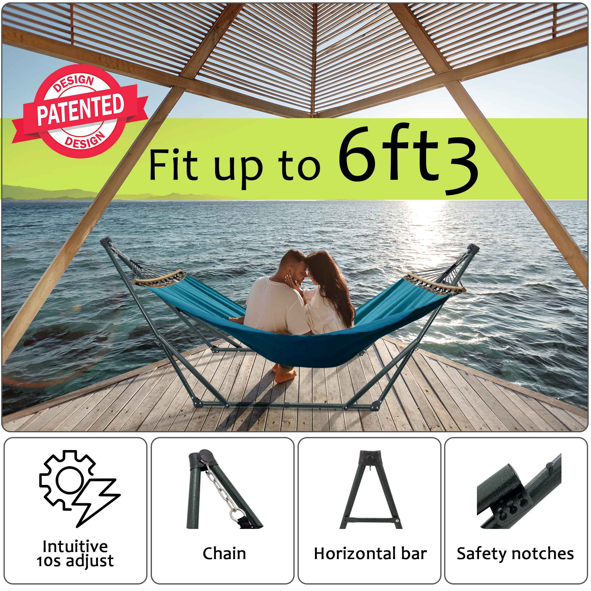 Tranquillo Universal Canvas Hammock - Medium Size - Image 19