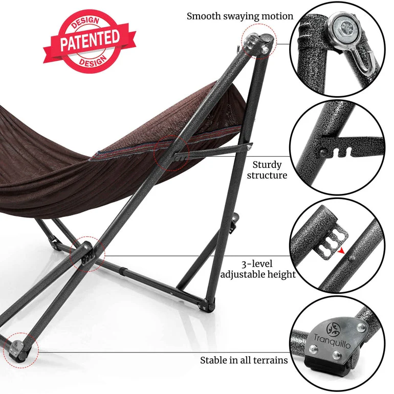 Tranquillo Universal Hammock with Medium Size Stands - Image 23