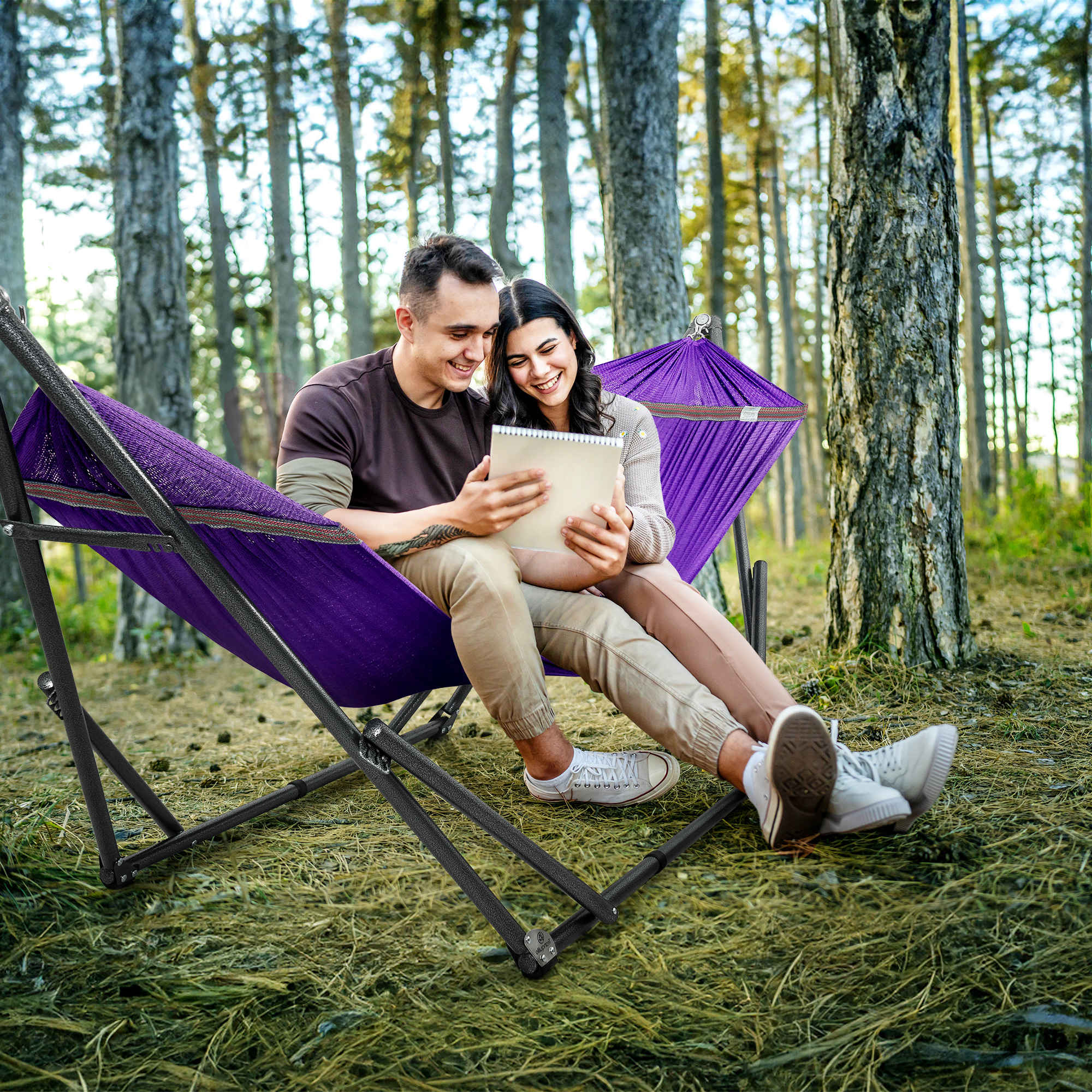 Tranquillo Universal Hammock with Medium Size Stands - Image 72
