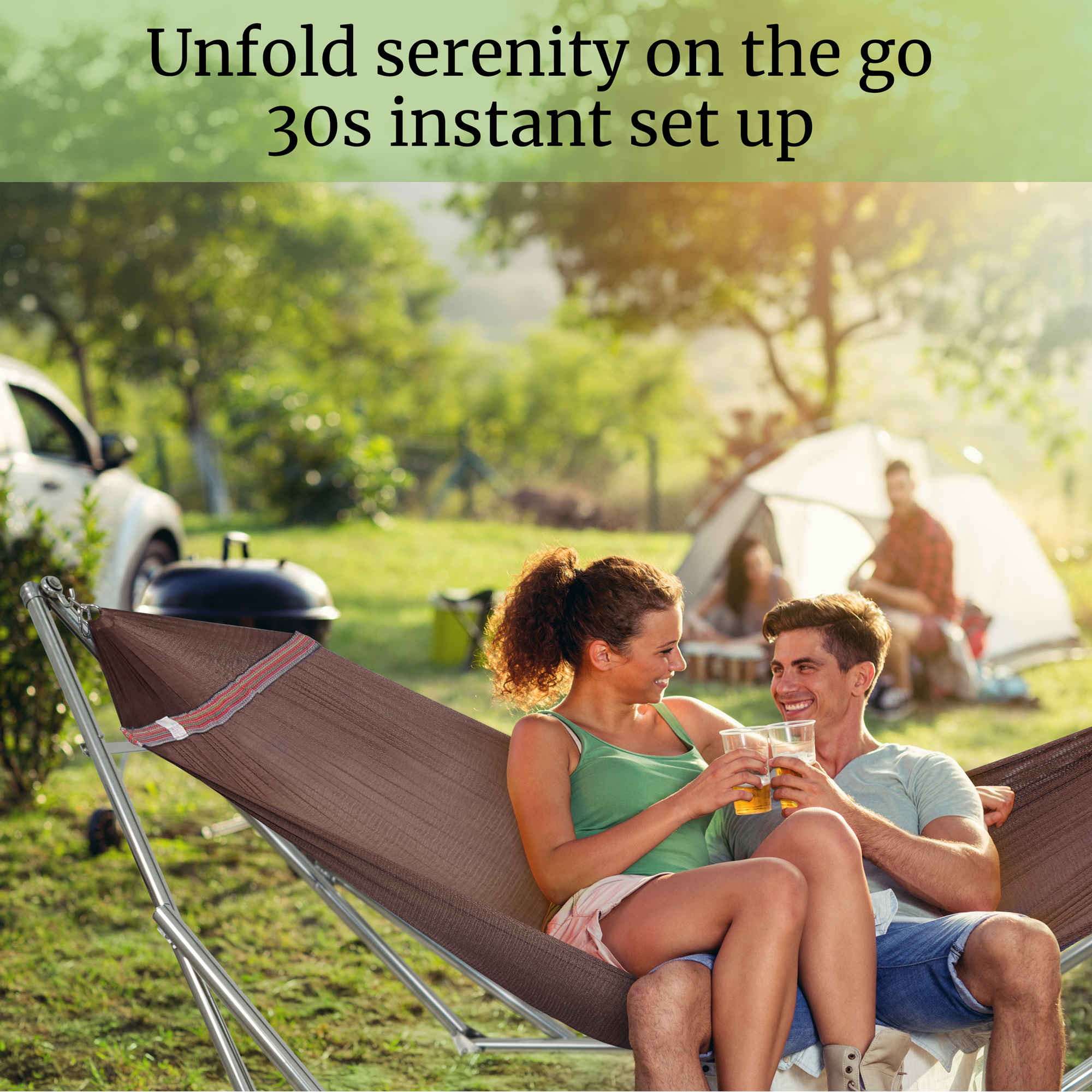 Tranquillo Universal Stainless Steel Hammock Stand - Image 36