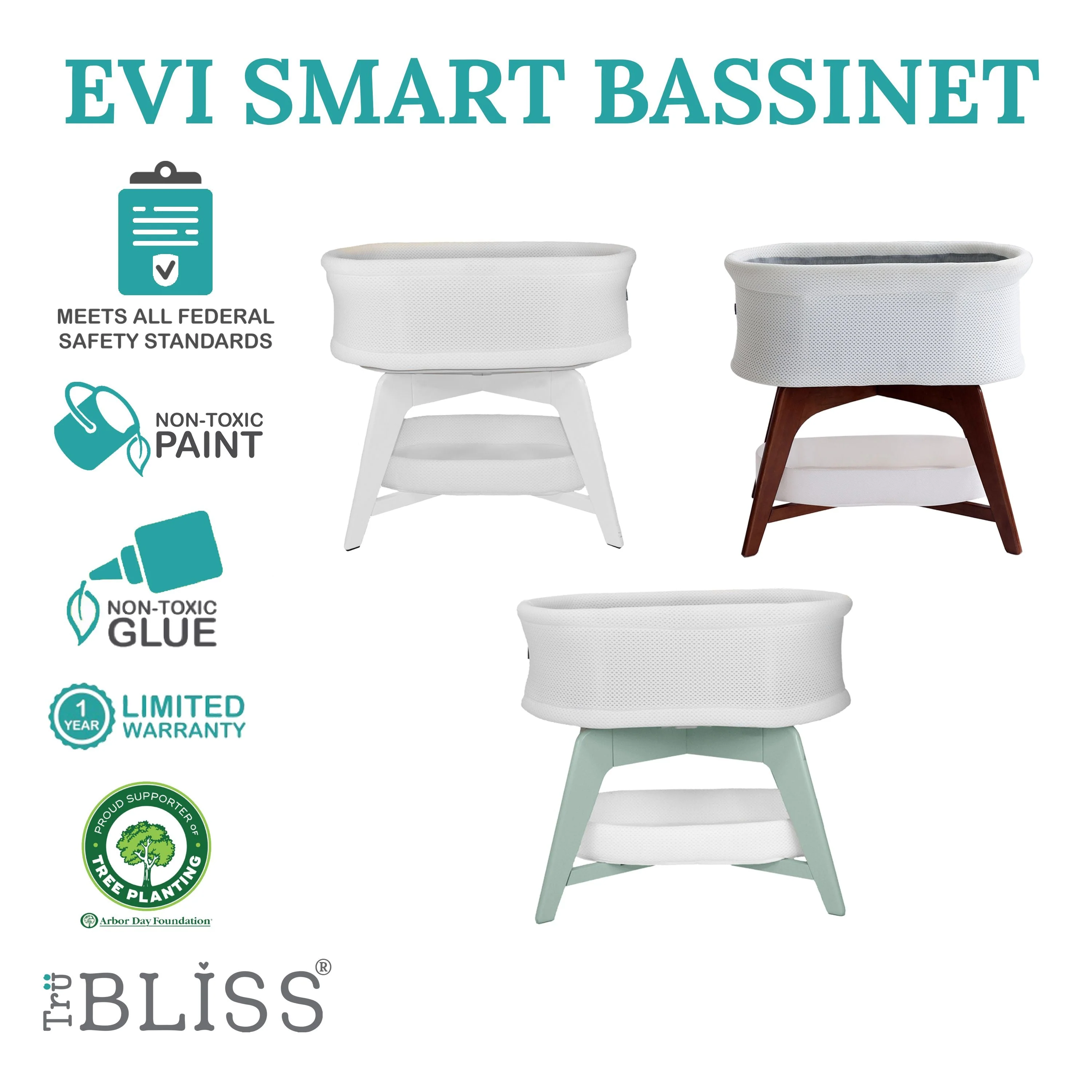 TruBliss® Evi Smart Bassinet - Image 7