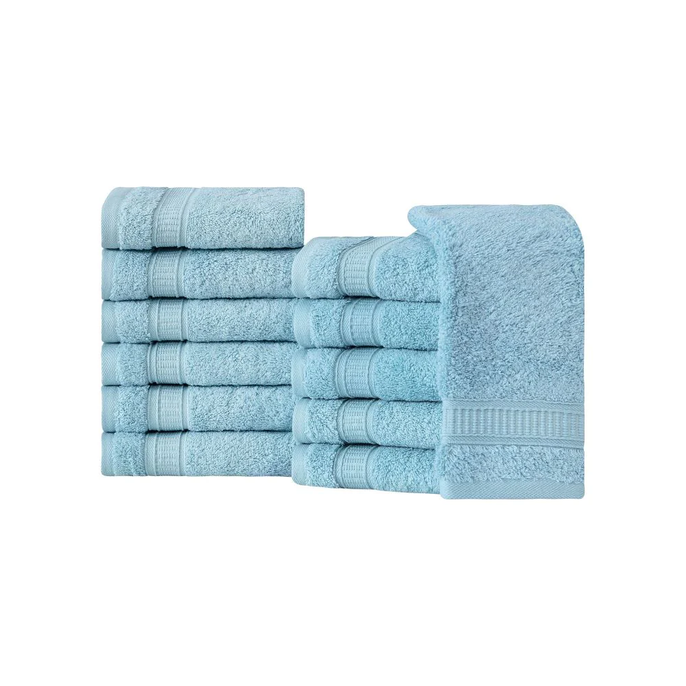Turkish Cotton Washcloth Set of 12 by La'Hammam - Image 4