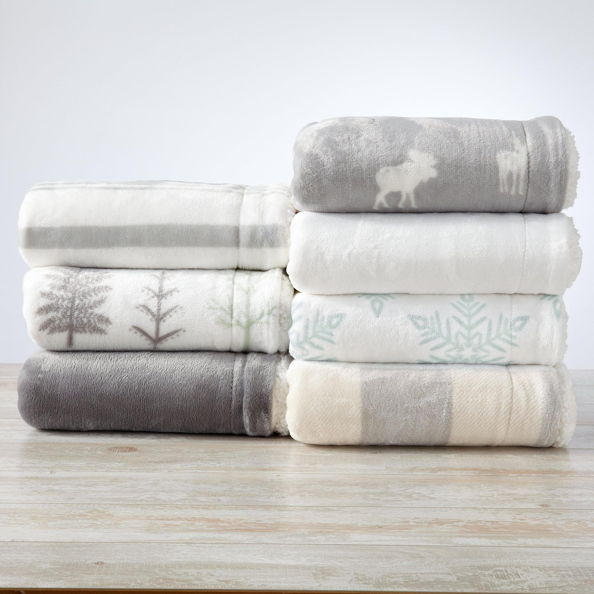 Velvet Plush Sherpa Luxury Bed Blanket - Kinsley Collection - Image 90