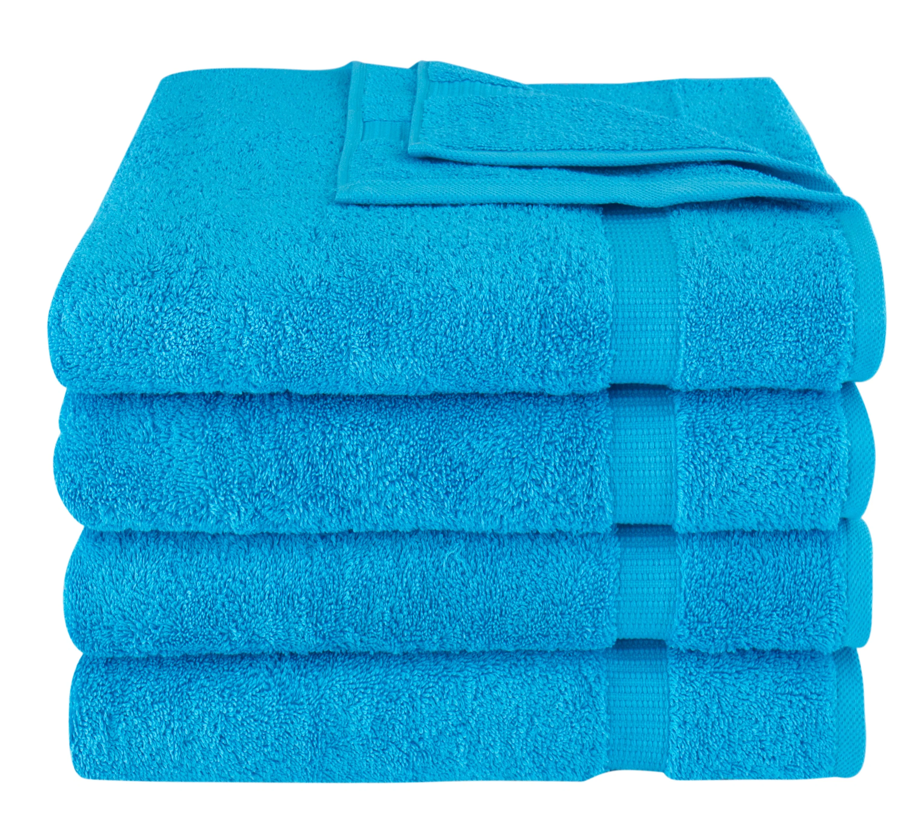 Villa Turkish Cotton Luxury Hotel Collection Bath Towels - 4 Pieces - Image 7