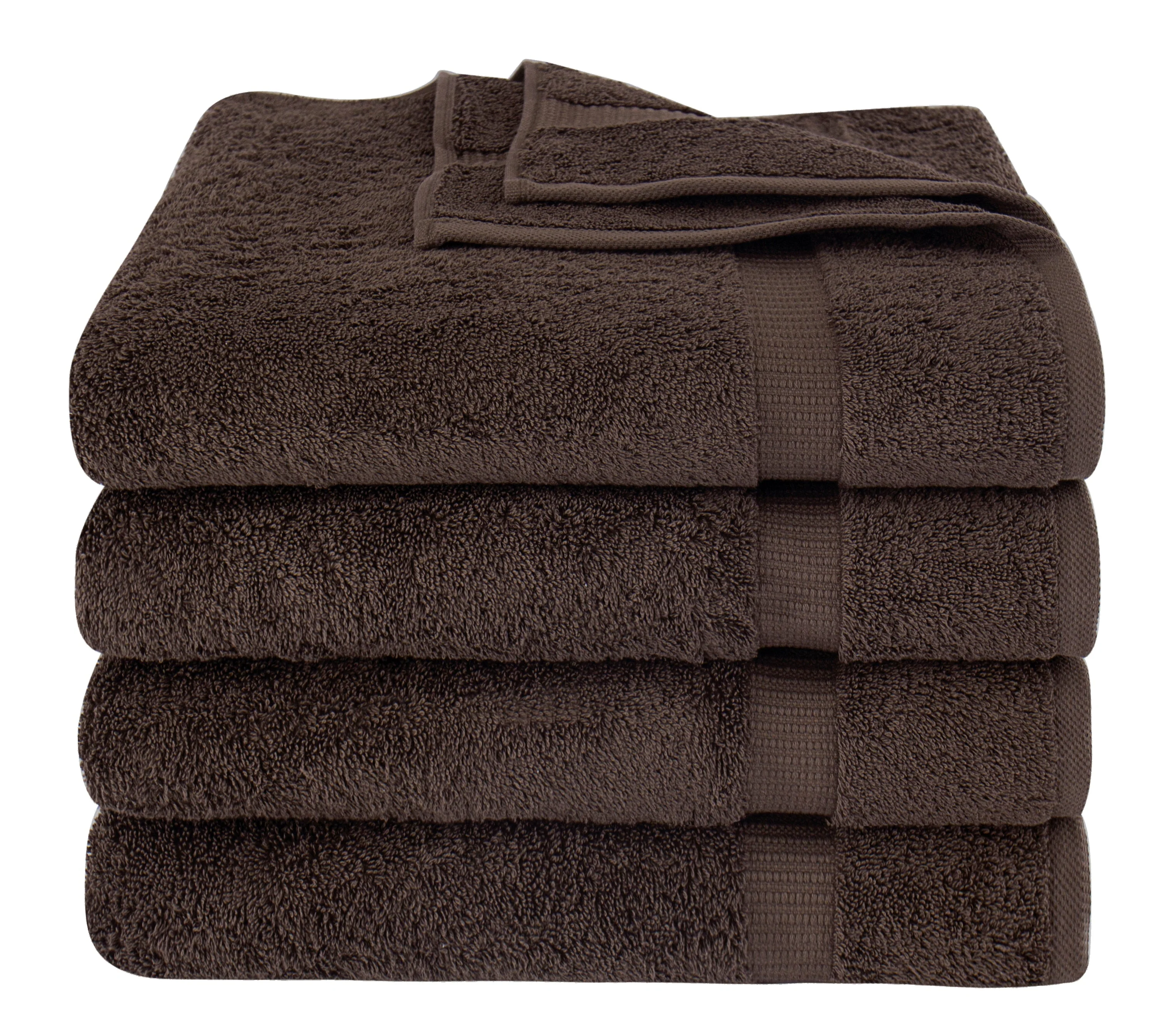 Villa Turkish Cotton Luxury Hotel Collection Bath Towels - 4 Pieces - Image 9