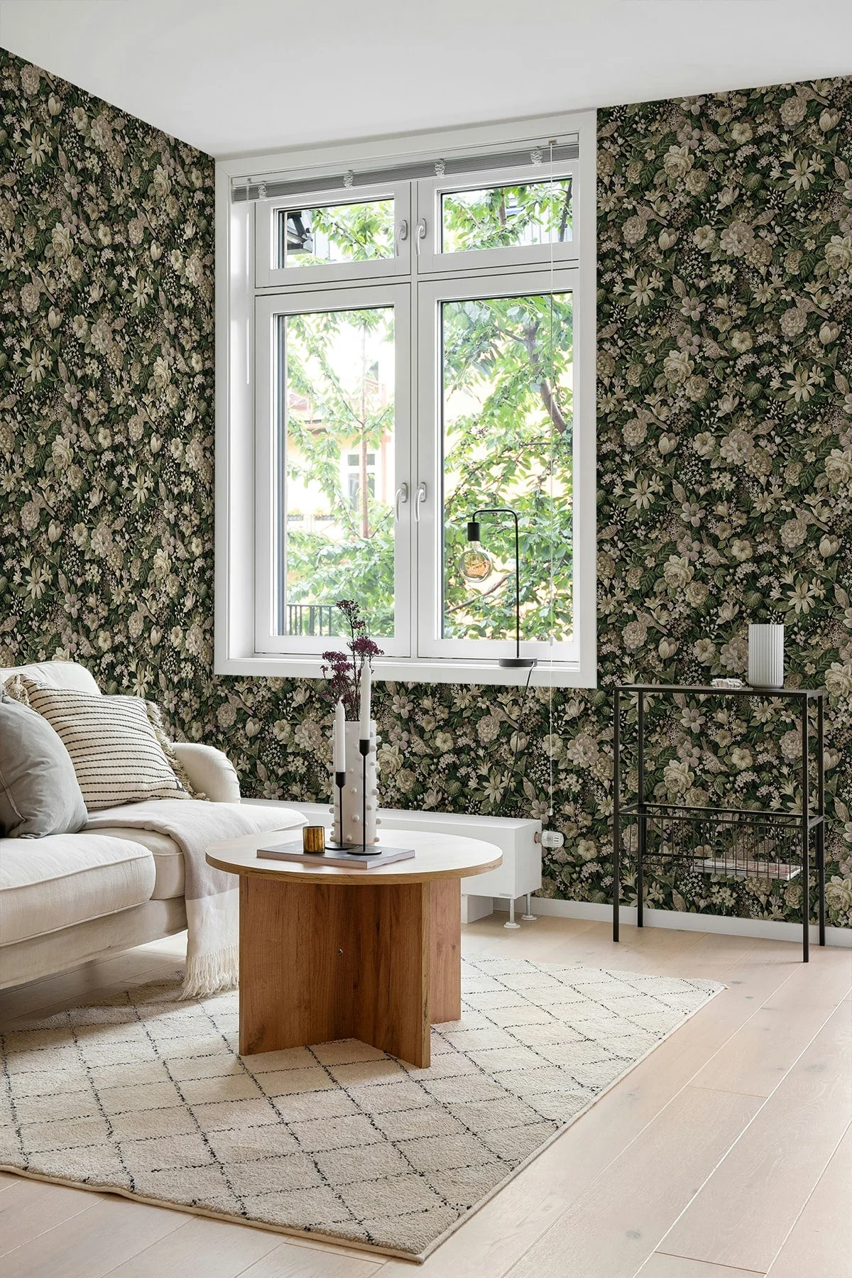Vintage Bird Garden Peel and Stick Removable Wallpaper - Image 10