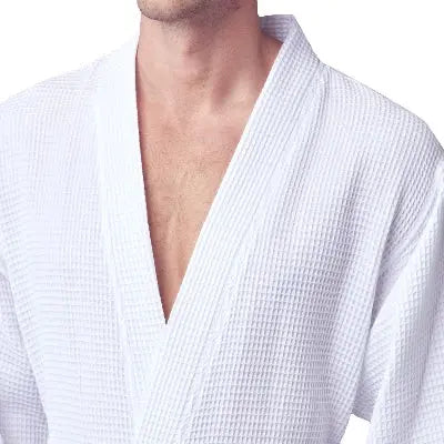 Waffle Spa Bathrobe for Men -  Absorbent, Lightweight - Image 18