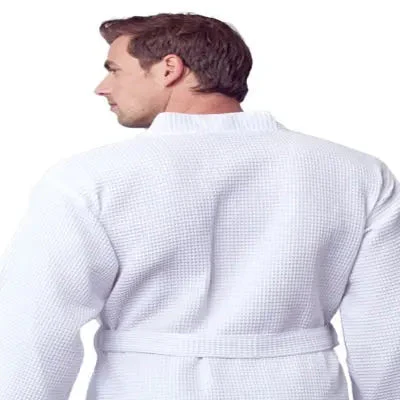 Waffle Spa Bathrobe for Men -  Absorbent, Lightweight - Image 19
