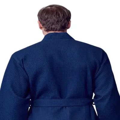 Waffle Spa Bathrobe for Men -  Absorbent, Lightweight - Image 39