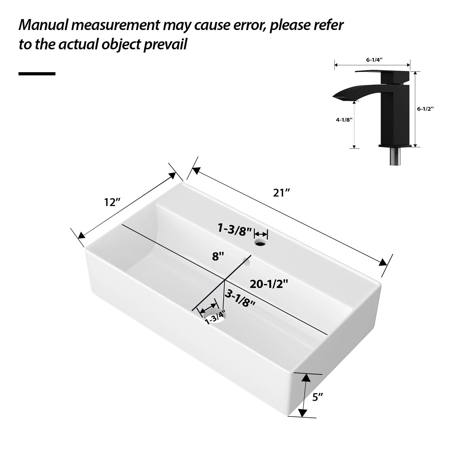 Wall Mounted Rectangular Bathroom Sink With Towel Bar by Couch - Image 4
