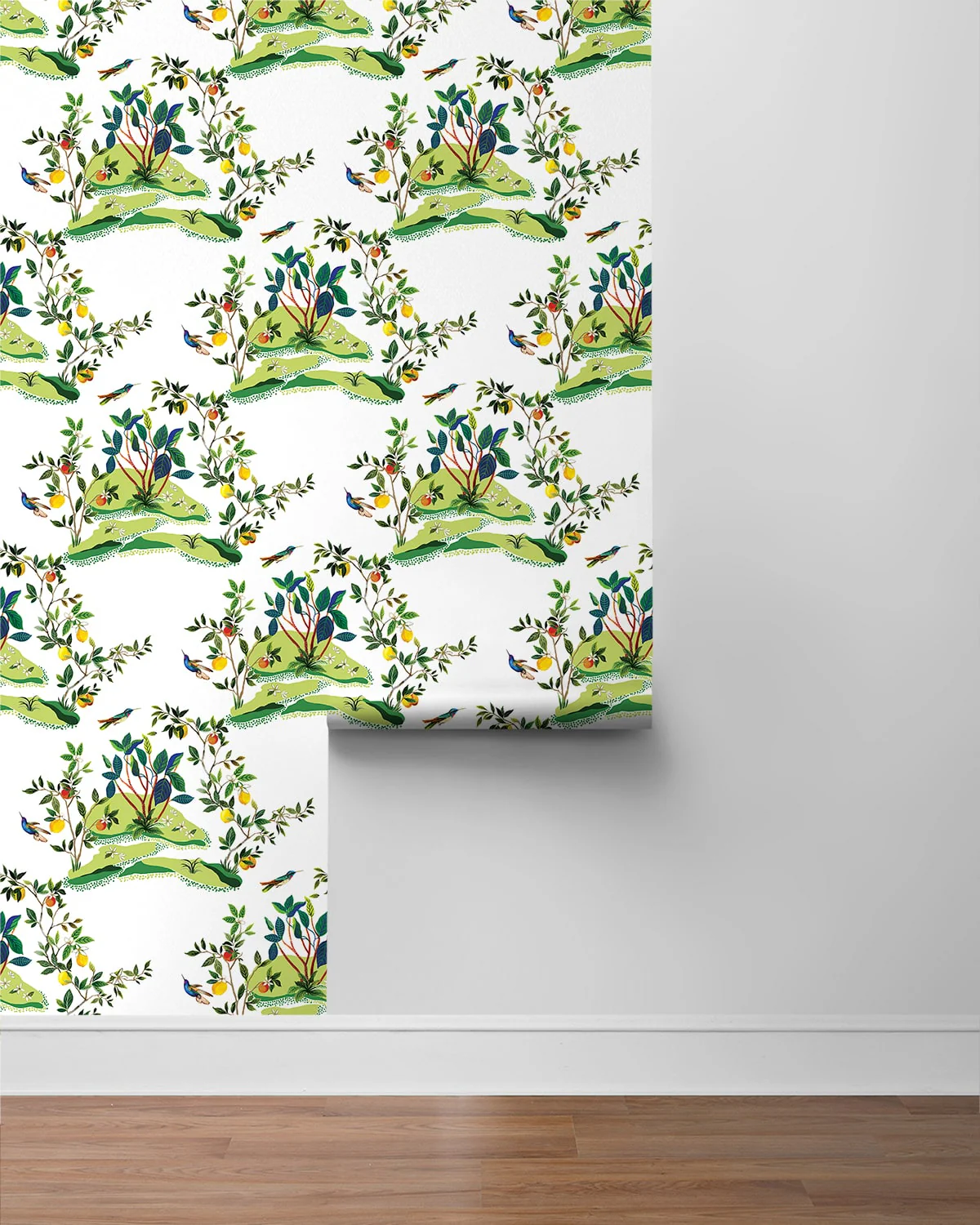 West Boulevard Collection Citrus Hummingbird Unpasted Wallpaper - Image 5