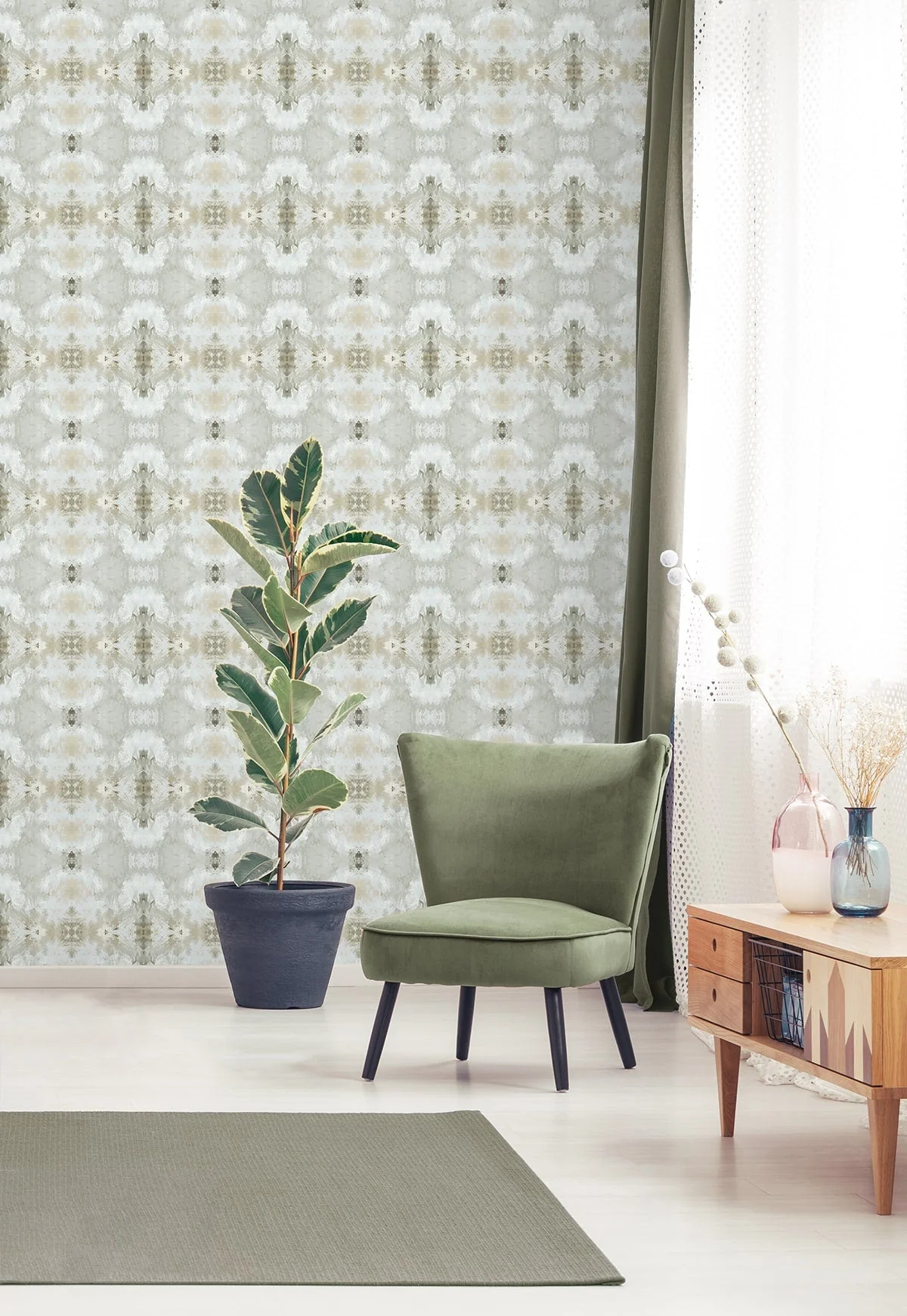 West Boulevard Collection Kaleidoscope Unpasted Wallpaper - Image 9