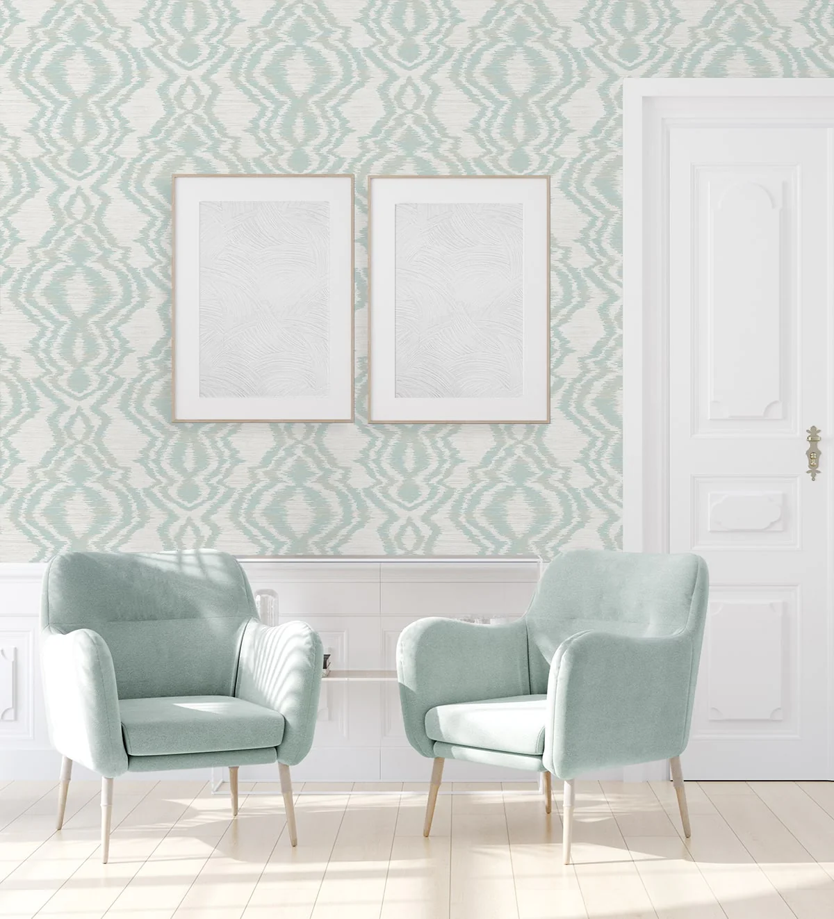 West Boulevard Collection Moirella Unpasted Wallpaper - Image 8