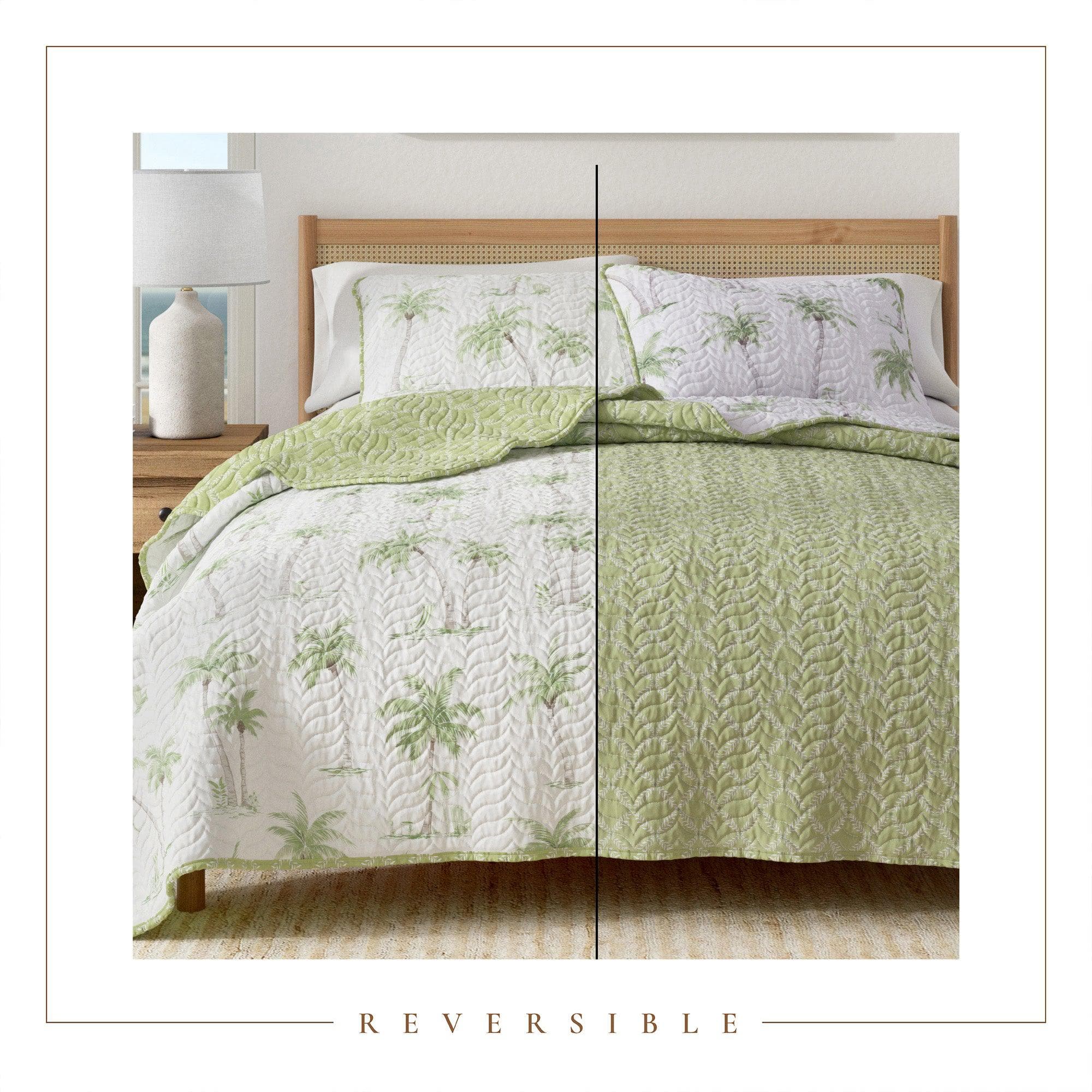 West Palm Trees Coastal Quilt Set - Coronado Collection - Image 3