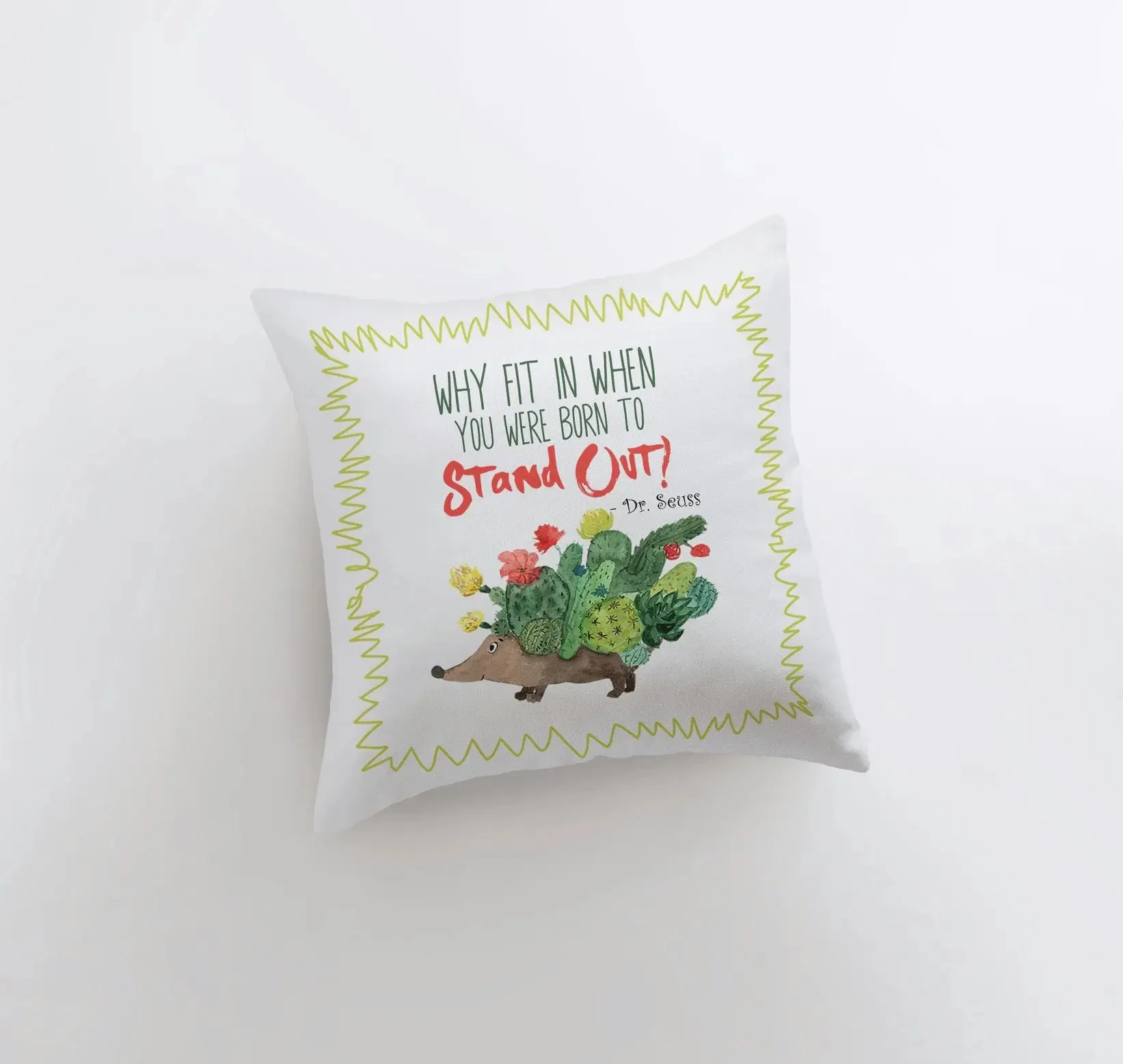 Why Fit In, Pillow Cover - Image 3