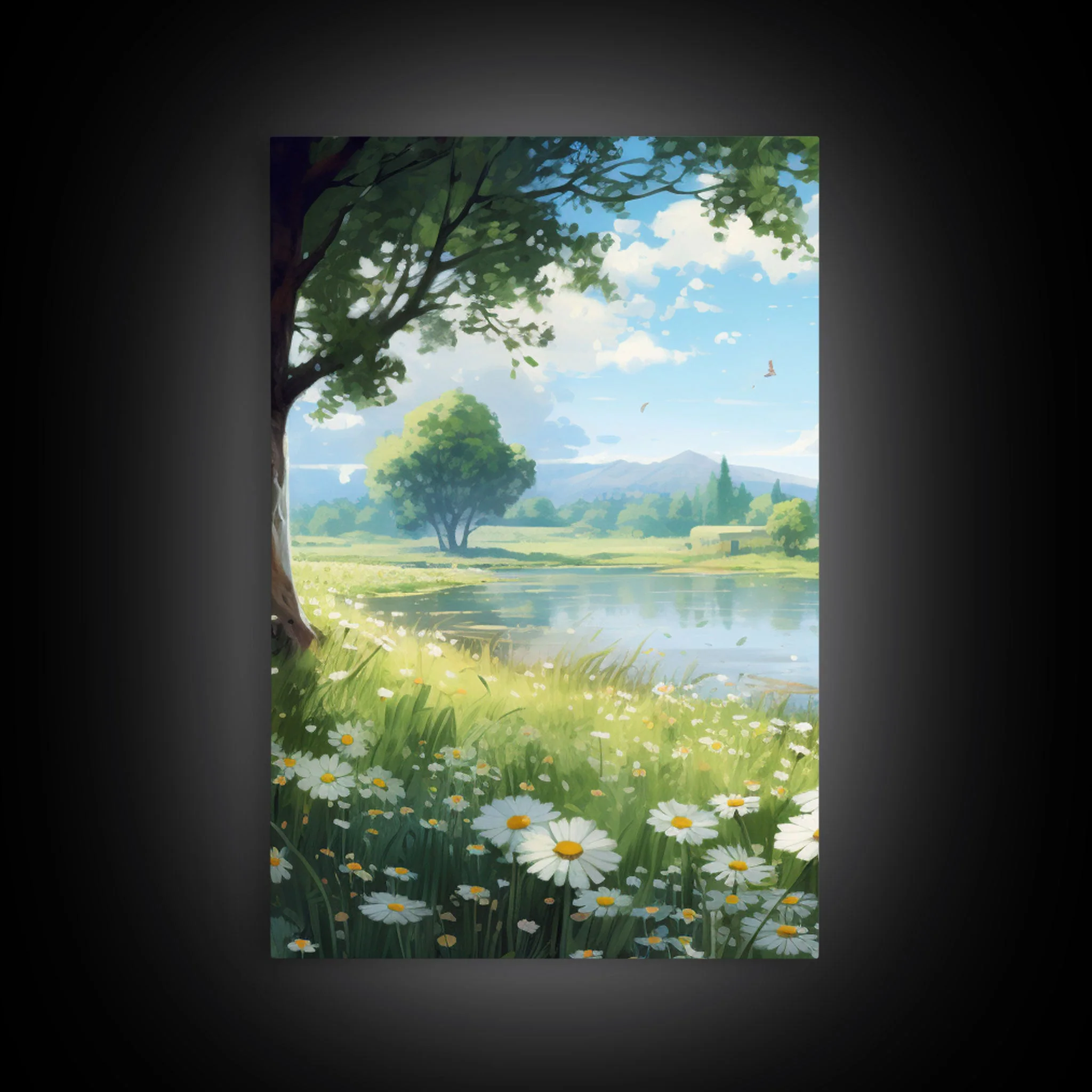 Wildflower Meadow, Canvas Print, 3 Piece Wall Art - Image 10