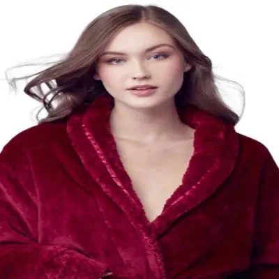 Women's Ultra Soft Plush Bathrobe - Image 19