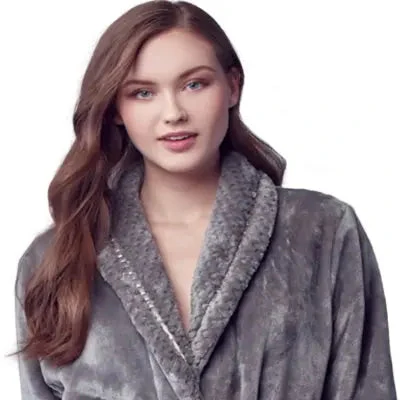 Women's Ultra Soft Plush Bathrobe - Image 45