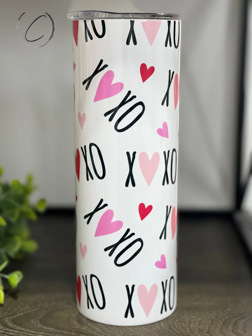 XOXO Heart 20oz Skinny Tumbler - Image 3