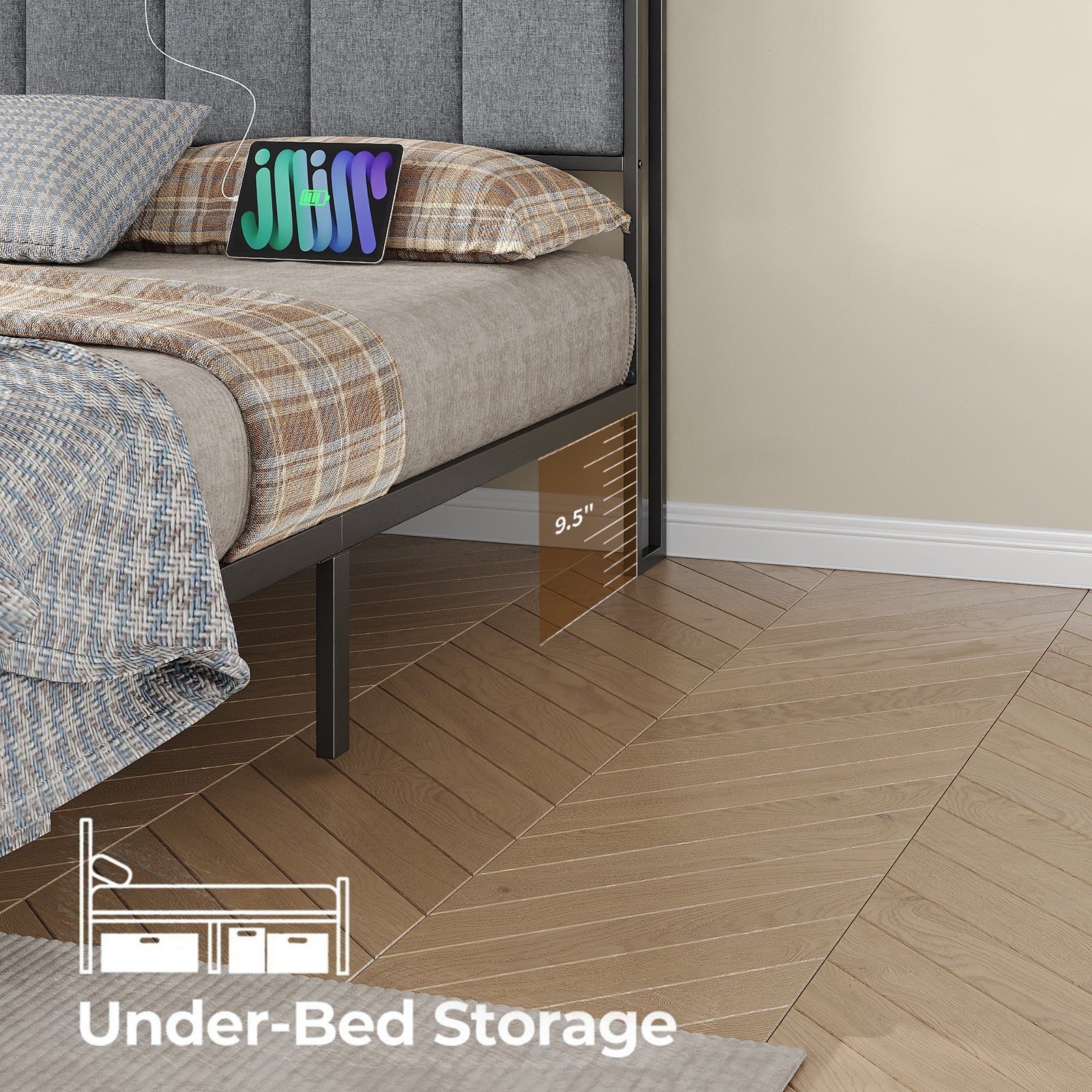Full/Queen Bed Frame - Image 8